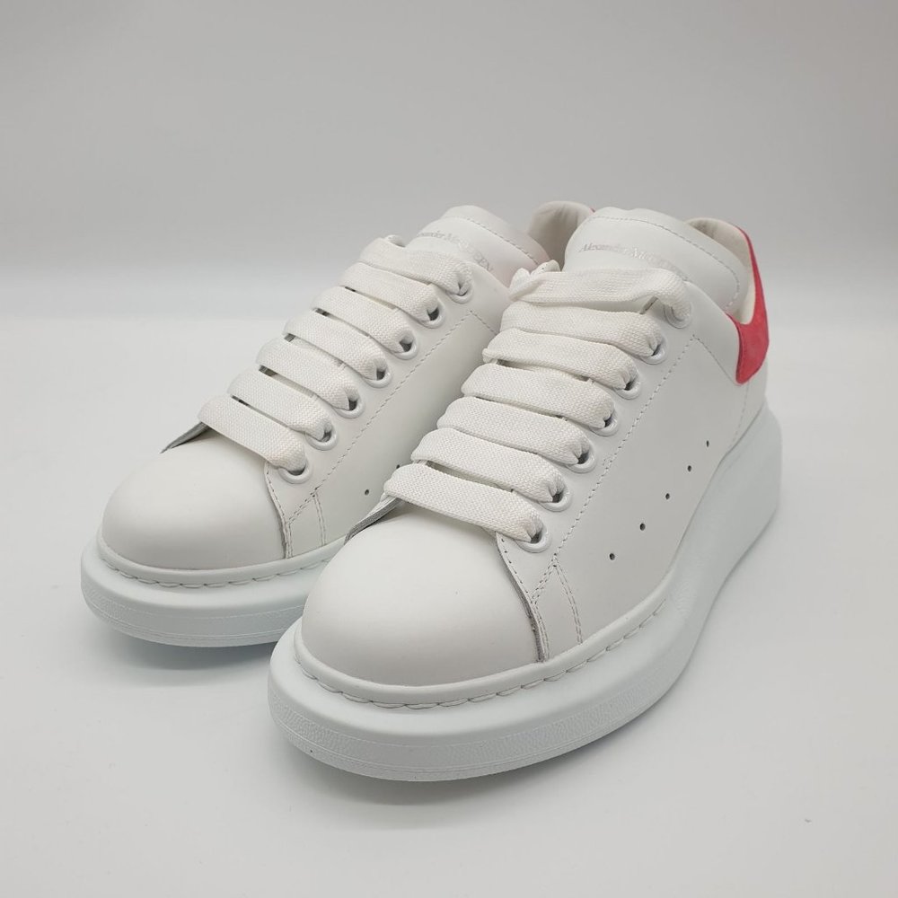 Alexander McQueen Leather Sneakers Size 37 - Picture 2 of 8